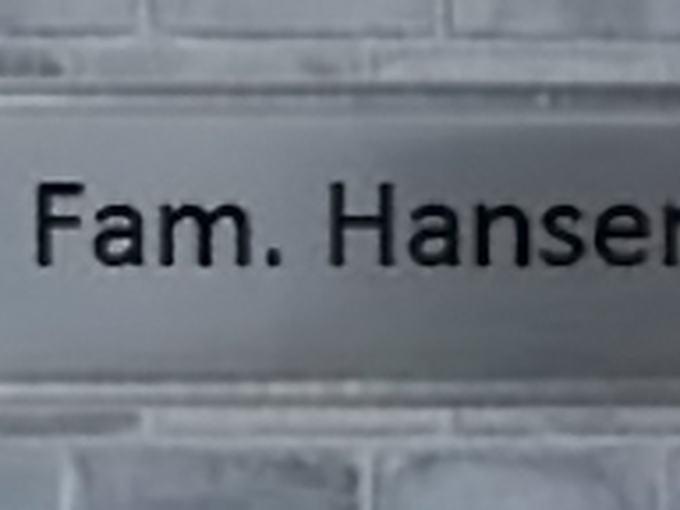 Türschild mit Namen und Funktion